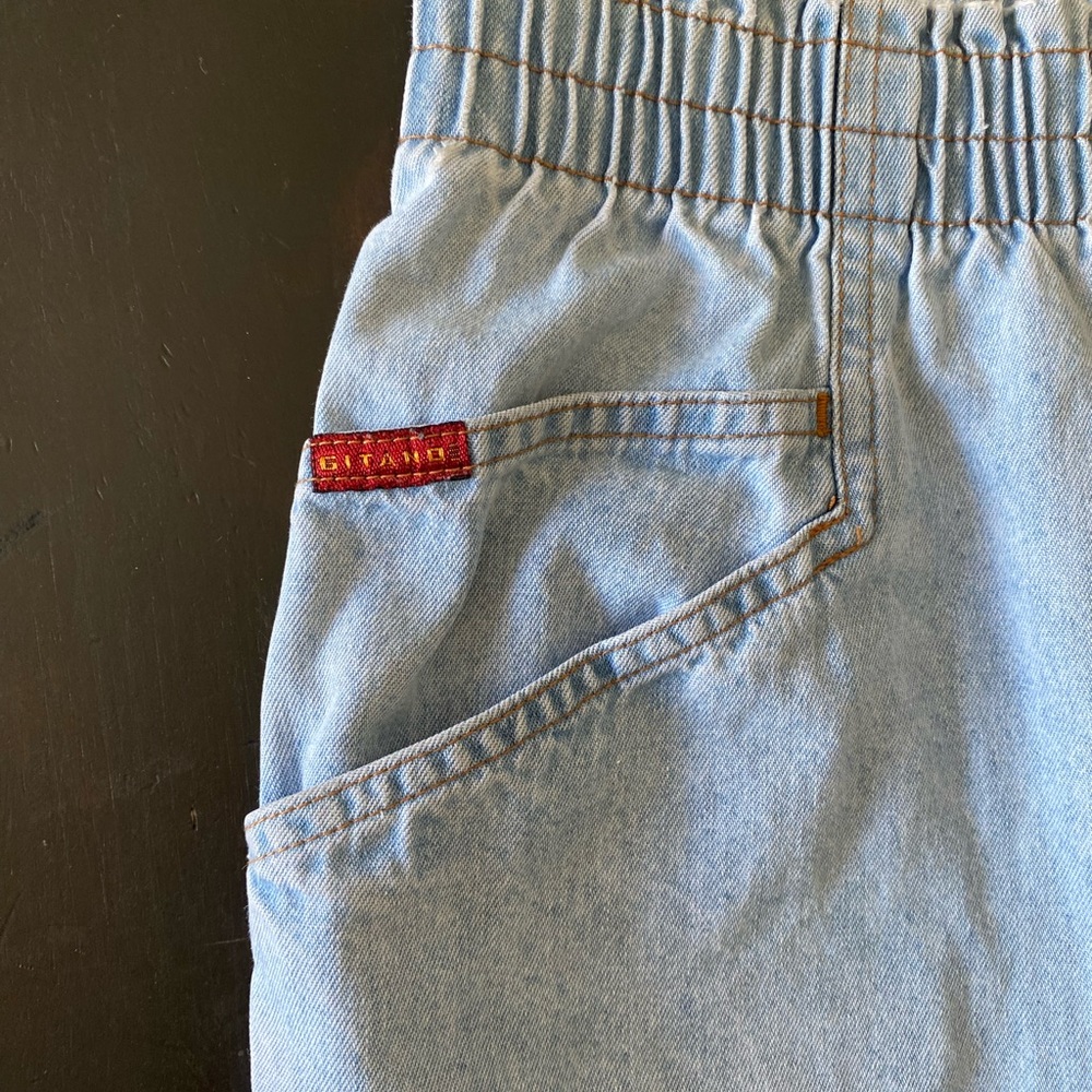 Light Blue Pull-On Jeans